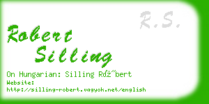 robert silling business card